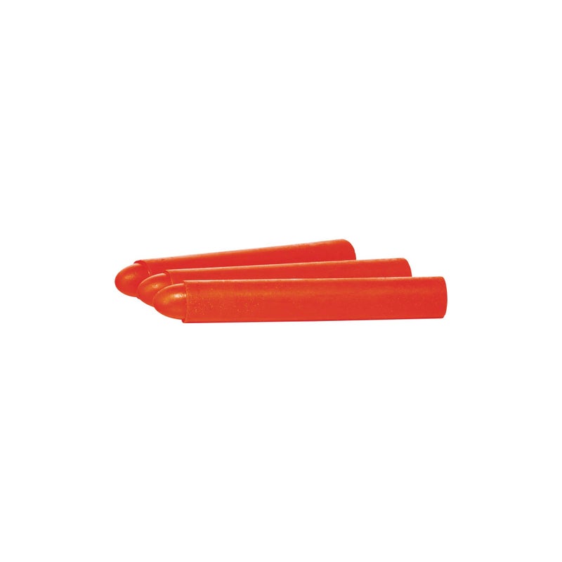 Dixon Industrial Fluorescan Specialty Crayons, Round, 4-3/4 x 11/16", Orange, 12-Pack (13003) - Image 1